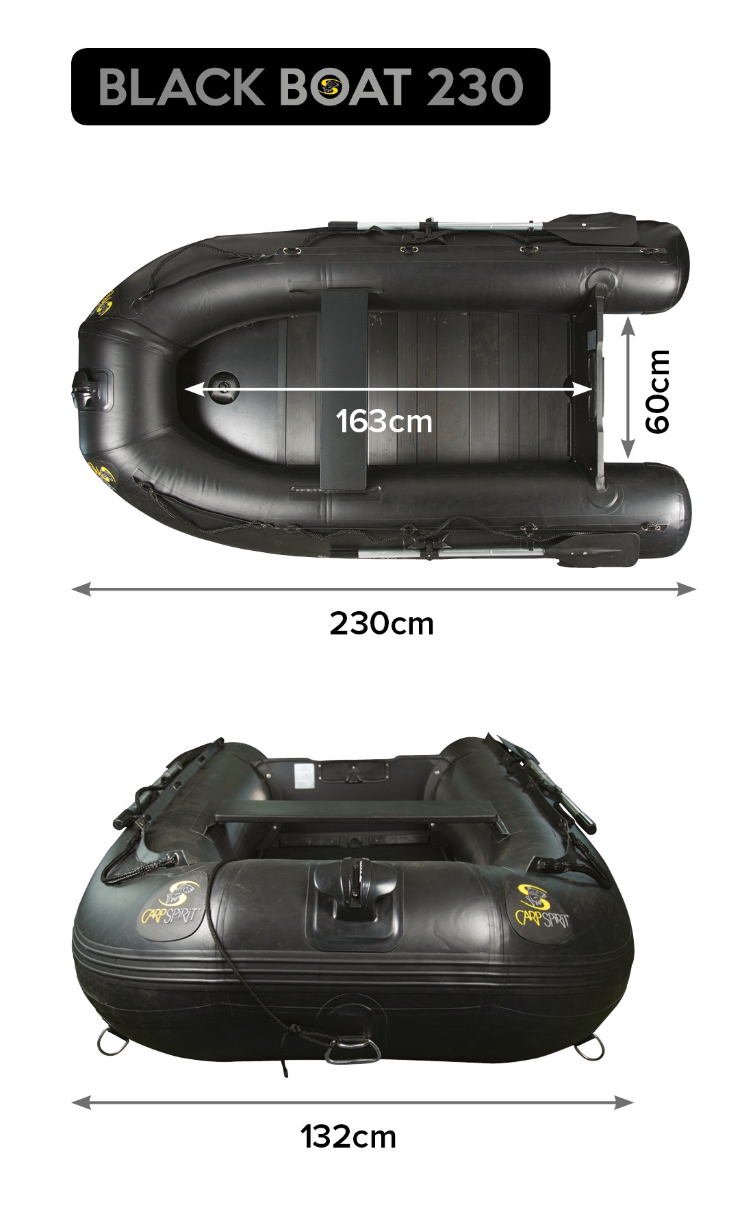 Carp Spirit Black Boat
